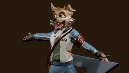 anthro asian_clothing chinese_clothing clothed clothing east_asian_clothing happy male open_mouth open_smile ruler school_uniform smile solo uniform wenx baichen canid canine canis domestic_dog mammal 16:9 3d_(artwork) blender_(artwork) digital_media_(artwork) hi_res widescreen
