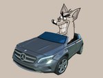 ambiguous_gender anthro black_eyebrows black_nose brown_background driving eyebrows grey_vehicle simple_background smile solo suv toothy_grin phillip-banks activision crash_bandicoot_(series) mercedes-benz crash_bandicoot bandicoot mammal marsupial 4:3 low_res