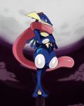 2014 3_fingers ambiguous_gender amphibian anthro barefoot crossed_arms frog greninja half-closed_eyes hi_res looking_at_viewer looking_down moon night ninja nintendo nude outside pokémon solo sssonic2 standing tongue tongue_out two_toes video_games webbed_feet webbed_hands
Rating: Safe
Score: 6
User: Fur_in_the_dark
Date: April 16, 2014