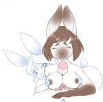 anthro breast_grab breast_play breasts duo_focus female female_focus first_person_view genitals group hand_on_breast male male/female nipples penis sex titfuck bun_(artist) bun_(character) lagomorph leporid mammal rabbit sketch