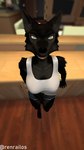 anthro clothing female solo renrailos petruz_(copyright) renee_railos wolf_(petruz) canid canine canis mammal wolf 3d_(artwork) 9:16 digital_media_(artwork) hi_res source_filmmaker_(artwork)