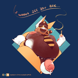 accessory anthro balls barbell_piercing belly belly_hair big_belly black_clothing black_hat black_headwear body_hair chest_hair cigar cigar_in_mouth clothing cock_ring excessive_body_hair eyes_closed fingerpads flaccid foreskin front_view fur genitals hat headgear headwear holding_key holding_object humanoid_genitalia humanoid_penis jewelry key male male_anthro moobs nipple_barbell nipple_piercing nipples obese obese_anthro obese_male object_in_mouth overweight overweight_anthro overweight_male pawpads penis penis_accessory penis_jewelry piercing pink_nipples pink_pawpads pink_penis smoke solo white_balls white_body white_fur yellow_body yellow_fur chocolateandmilk richard_(chocolateandmilk) canid canine canis domestic_dog mammal alpha_channel hi_res
