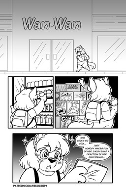 4_panel_comic 5_fingers amazed anthro backpack belly bikini bikini_top black_line_art blush blush_lines borderless_panel bottle bottomwear car closed_smile clothed clothing container dialogue door exclamation_point eyebrow_through_hair eyebrows eyelashes female fingers fully_clothed fur gradient_background hair holding_bottle holding_container holding_object inner_ear_fluff inside magazine medium_hair mouth_closed open_mouth outside overweight overweight_anthro overweight_female palm_tree pants plant shirt simple_background smile snout sparkles speech_bubble swimwear tail talking_to_self teeth text thick_thighs tongue topwear translucent translucent_hair tree tuft two-piece_swimsuit vehicle walking young young_anthro young_female nekocrispy mary_blissany canid canine canis domestic_cat domestic_dog felid feline felis mammal 2023 comic digital_media_(artwork) english_text greyscale hi_res monochrome url