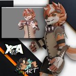 3d_modeling anthro brown_body brown_fur claws eye_scar facial_scar fangs fur male orange_eyes sabertooth_(anatomy) scar tail tan_body tan_fur teeth vrchat_model xca zgf_art nintendo pokemon vtuber nim_(razim) canid canine canis generation_7_pokemon lycanroc mammal midnight_lycanroc pokemon_(species) 1:1 2025 3d_(artwork) digital_media_(artwork)