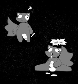 after_transformation animal_genitalia animal_penis anthro blank_stare bodily_fluids canine_genitalia canine_penis casual_erection cock_transformation cosmic_background cum cum_from_mouth cum_in_mouth cum_inside cumshot ejaculation erection exclamation_point fur genital_fluids genitals grey_body grey_fur knot knotted_penis living_penis male masturbation night open_mouth orgasm owo penile penile_masturbation penis question_mark rawr sentient_penis simple_background sitting sitting_on_ground sky smile solo speech_bubble spiral spiral_eyes star starry_background starry_sky tail text transformation unusual_anatomy unusual_genitalia unusual_penis inkystinkyboy mythology canid canine canis mammal mythological_canine mythological_creature werecanid werecanine werecreature werewolf wolf 2026 black_and_white digital_media_(artwork) monochrome