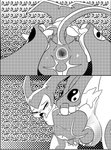 abdominal_bulge absurd_res anal anal_penetration anthro balls bandai_namco black_and_white blush bodily_fluids butt canid canine canis claws clothing comic dialogue digimon digimon_(species) duo english_text erection femboy forced forced_anal fox genitals gloves handwear hi_res imp impmon male male/male male_penetrated male_penetrating male_penetrating_male mammal monochrome open_mouth penetration penile penis rape rear_view renamon sex simple_background size_difference tears text white_crest_(artist)