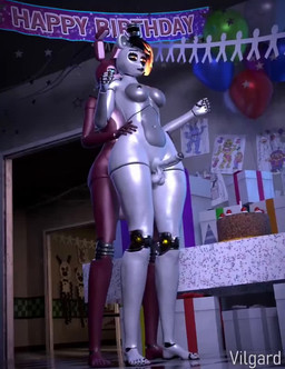 abdominal_bulge anal anal_penetration anthro anthro_on_anthro anthro_penetrated anthro_penetrating anthro_penetrating_anthro ball_size_difference balls big_balls black_hair black_lips black_nipples black_scarf blue_eyes bouncing_balls bouncing_breasts bouncing_penis breasts brown_body cake dessert duo_focus dutch_angle erection feet food from_behind_position genitals glistening glistening_arms glistening_body glistening_breasts glistening_thighs glowing glowing_hair grey_body group gynomorph gynomorph/male gynomorph_penetrated hair humanoid_feet humanoid_genitalia humanoid_penis inside intersex intersex/male intersex_penetrated lips looking_at_another machine male male_penetrating male_penetrating_gynomorph male_penetrating_intersex medium_breasts mismatched_genitalia mismatched_penis nipples nude_anthro nude_gynomorph nude_intersex nude_male orange_eyes peeping penetration penile penile_penetration penis penis_in_ass plantigrade scarf sex small_balls small_penis smile smiling_at_another smiling_at_partner standing standing_sex surprised text trio wide_hips sound_warning vilgard disembowell_(modeler) five_nights_at_freddy's scottgames fan_character mag_(magniym) scarlet_(doctorpurple2000) vilgard_(vilgard) animatronic bear canid canine fox lagomorph leporid mammal rabbit robot robot_anthro 3d_(artwork) 3d_animation animated digital_media_(artwork) english_text full-length_portrait portrait short_playtime sound watermark webm