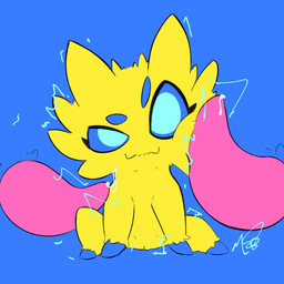 bodily_fluids cum disembodied_penis electricity electrostimulation female feral genital_fluids genitals group looking_at_viewer male male/female penis precum size_difference smug_face trio vulva muzzzzz nintendo pokemon generation_5_pokemon joltik pokemon_(species) 1:1 hi_res