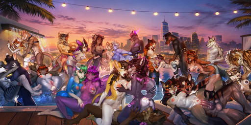 ambiguous_gender andromorph anthro bikini butt clothing curvy_figure duo female female/female feminine feral group group_sex gynomorph here herm herm/female intersex intersex/female male male/female male/male maleherm orgy orgy_landscape pose seductive sex slots solo summer swimming_pool swimwear trio two-piece_swimsuit moonabel human humanoid mammal taur hi_res pinup nonbinary_(lore) trans_(lore) trans_man_(lore) trans_woman_(lore)