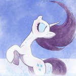 blush cutie_mark eyes_closed eyeshadow female feral glistening hair hooves horn makeup monotone_hair open_mouth partially_submerged purple_hair quadruped side_view simple_background water wet wet_body wet_hair white_background t72b friendship_is_magic hasbro my_little_pony mythology rarity_(mlp) equid equine mammal mythological_creature mythological_equine unicorn 1:1 2025 absurd_res hi_res