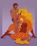 anthro anthro_penetrated areola balls beard blonde_hair breasts brown_areola brown_body brown_fur brown_hair brown_nipples brown_skin erection eyes_closed facial_hair fellatio female female_on_human female_penetrated fur genitals giraffe giraffid hair hi_res highlights_(coloring) hooves horn horn_grab human human_on_anthro human_penetrating human_penetrating_anthro human_penetrating_female humanoid_genitalia humanoid_penis interspecies kaylii long_tongue looking_pleasured mae_(kaylii) male male/female male_on_anthro male_penetrating male_penetrating_anthro male_penetrating_female mammal mude nipples nude oral oral_penetration orange_body orange_fur orange_spots ossicone penetration penile penis purple_background sex simple_background spots tail tail_tuft tongue tongue_around_penis tuft white_highlights yellow_spots