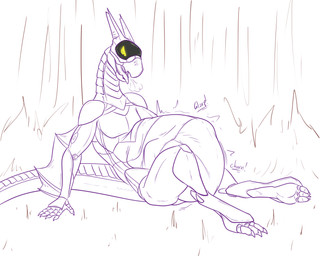 abdominal_bulge anthro belly breath bulge detailed_bulge digestion_implied face_imprint implied_fatal imprint larger_pred leaning leaning_backward looking_down machine male male_pred male_prey muffled oral_vore panting paws predator/prey prey_imprint prey_outline size_difference soft_vore solo spread_legs spreading squirming stretchy_belly struggling struggling_prey tail tight_belly tongue tongue_out vore conditional_dnp samagthrav2 capcom monster_hunter synth-a-cuga_(spartanthedragon) flying_wyvern nargacuga robot synth_(vader-san) absurd_res hi_res