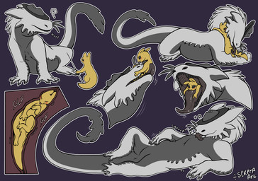 anus belly black_body black_teeth blind butt claws clothing disability duo facial_hair female feral foot_lick hat headgear headwear hug larger_feral licking licking_lips male male/female male/male mawplay melee_weapon mouth_shot mustache open_mouth oral oral_vore paws polearm rumbling_stomach size_difference spear swallowing tail teeth thorns throat tickling tongue tongue_out vore weapon x-ray_view sekera rain_world videocult fan_character monk_(rain_world) black_lizard_(rain_world) lizard_(rain_world) reptile scalie slugcat absurd_res hi_res