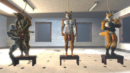 anthro asphyxiation balls becoming_erect bodily_fluids cum cumshot death ejaculation erection execution executioner feet flaccid fur genital_fluids genitals group half-erect hands-free hanged humanoid_genitalia humanoid_penis male male_death muscular muscular_anthro muscular_male noose noose_grab nude open_mouth orgasm penis rope snuff standing tail teeth toes sillayer canid canine canis domestic_cat felid feline felis mammal pantherine reptile scalie snake tiger wolf 16:9 3d_(artwork) 3d_animation animated digital_media_(artwork) long_playtime no_sound source_filmmaker_(artwork) webm widescreen