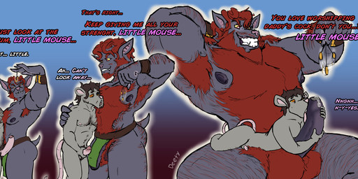 anthro arm_hair armpit_hair attribute_theft balls beard beard_growth big_dom_small_sub big_muscles big_nipples big_penis bodily_fluids body_hair body_hair_growth bottomwear bracelet brown_hair butt_hair chest_hair clothing dominant duo erection facial_hair fangs femboy forearm_hair forearms foreskin fur genital_fluids genital_theft genitals grey_body grey_fur hair hairy_balls handjob huge_muscles huge_penis humanoid_genitalia humanoid_penis hypnosis jewelry larger_anthro larger_male leg_hair licking loincloth male male/male masturbation mind_control muscle_theft muscular nipples nude on_lap oral pendulum penile penis penis_lick precum red_hair retracted_foreskin sex size_difference size_theft small_penis smaller_anthro smaller_male smile spiral spiral_eyes teeth text tongue deety bat mammal mouse murid murine rodent hi_res