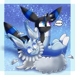 duo family female feral hug male male/female conniethewolf nintendo pokemon fan_character supreme_(palmtrees) eeveelution generation_1_pokemon generation_2_pokemon jolteon pokemon_(species) umbreon 1:1 hi_res father_(lore) parent_(lore)