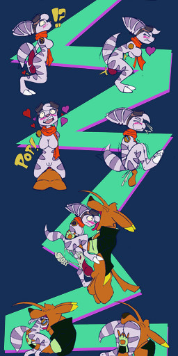 anal anal_fingering anal_knotting anal_penetration anthro bodily_fluids bottomless breasts clothed clothing cum cum_from_nose cum_in_nose cum_inside digestion digestion_noises digestion_sequence duo exclamation_point eyewear eyewear_on_head eyewear_only fatal_vore featureless_breasts female fingering fingerless_gloves genital_fluids gloves goggles goggles_on_head goggles_only gulp_(sound_effect) gurgle_(sound_effect) handwear heart_symbol jacket jacket_only knot_root knotting male male/female mostly_nude nude penetration pop_(sound_effect) question_mark scarf scarf_only size_difference slorp_(sound_effect) swallowing topwear topwear_only vaginal vaginal_fingering vore chaoshetra ratchet_and_clank sony_corporation sony_interactive_entertainment cyote rivet_(ratchet_and_clank) canid canine canis coyote lombax mammal absurd_res hi_res long_image tall_image