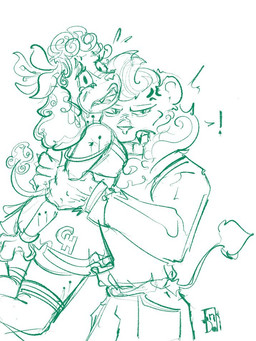 abuse angry bite bite_mark blood bodily_fluids cheerleader cheerleader_outfit clothing cross-popping_vein crying curly_hair duo fangs female fluffy fluffy_chest forced hair implied_transformation legwear male male/female pompadour predator/prey restrained scared stockings tears teeth transformation inkdoll canid canine canis domestic_dog felid lion mammal pantherine poodle vampire sketch