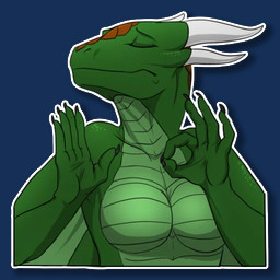 4_horns 5_fingers anthro black_claws breasts brown_body brown_scales claws collarbone countershade_neck countershade_scales countershade_torso countershading eyebrows eyes_closed featureless_breasts female finger_claws fingers front_view gesture green_body green_countershading green_scales hand_gesture horn medium_breasts membrane_(anatomy) membranous_wings mouth_closed multi_horn multicolored_body multicolored_scales non-mammal_breasts nude ok_sign scales scutes simple_background smooth_horn snout solo telegram_sticker transparent_background ventral_scales wavy_horn white_horn wings jadedragoness just_right mythology arimah dragon mythological_creature mythological_scalie scalie 1:1 2018 alpha_channel digital_media_(artwork) digital_painting_(artwork) half-length_portrait meme painting_(artwork) portrait reaction_image shaded