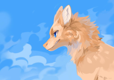 ambiguous_gender angry blue_eyes brown_body brown_fur cheek_tuft facial_tuft feral fur glistening glistening_eyes narrowed_eyes neck_tuft side_view simple_background solo teeth tuft unsigned corzh77 mythology dragon furred_dragon furred_scalie mythological_creature mythological_scalie scalie hi_res