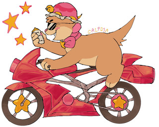 ambiguous_gender anthro clothing fur hair open_mouth simple_background smile solo tail calposa chiitan mammal mustelid otter digital_media_(artwork) hi_res nonbinary_(lore)