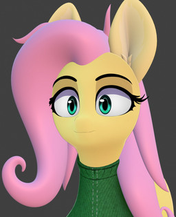 anthro clothing female female_anthro feral hair pink_hair solo wings yellow_body khyranat friendship_is_magic hasbro my_little_pony mythology fluttershy_(mlp) avian bird equid equine mammal mythological_creature mythological_equine pegasus 3d_(artwork) digital_media_(artwork) hi_res