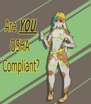 anthro armor breasts clothing female footwear gesture hand_gesture hard_hat headgear helmet highlights_(coloring) humor nipples nude osha_compliant shoes simple_background solo tan_body text thumbs_up tulipbalm osha bunlith_(b0tster) lagomorph leporid mammal rabbit english_text meme trans_(lore) trans_woman_(lore)