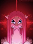 angry bust_portrait digital_media_(artwork) earth_pony equid equine female friendship_is_magic front_view fur hasbro horse mammal my_little_pony nude pink_body pink_fur pink_theme pinkamena_(mlp) pinkie_pie_(mlp) pony poor_yorick portrait solo