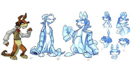 after_transformation anthro bottomless bottomless_male brown_body brown_fur clothed clothing featureless_crotch fur jacket looking_at_viewer male open_mouth oversized_clothing oversized_jacket oversized_topwear simple_background smile solo standing surprised tail topwear white_background bob_rafei jak_and_daxter naughty_dog sony_corporation sony_interactive_entertainment count_veger mammal mustelid ottsel 16:9 2004 hi_res official_art widescreen