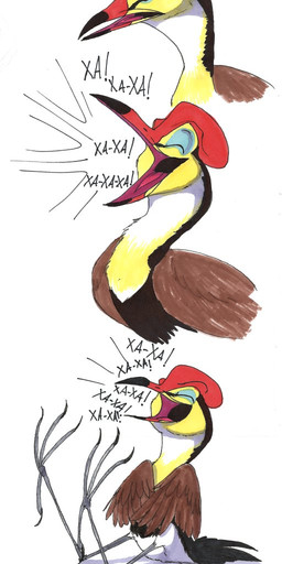 4_toes ambiguous_gender anisodactyl avian_feet basic_sequence beak biped black_beak black_body black_feathers black_tail blue_body blue_feathers blue_markings brown_wings dipstick_beak emanata eye_markings eyes_closed facial_markings feathered_wings feathers feet feral folded_wings head_crest head_markings laugh light linear_sequence markings multicolored_beak multicolored_body multicolored_feathers open_beak open_mouth open_smile orange_eyes pink_tongue red_beak shadow simple_background sitting smile solo surprised tail tail_feathers text three_frame_image three_frame_sequence toes tongue toony two_tone_beak white_background white_body white_feathers wings yellow_body yellow_feathers mimi-fox avian bird comb-crested_jacana jacana shorebird 2013 english_text hi_res lighting sequence traditional_media_(artwork)