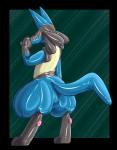 ambiguous_gender anthro featureless_face inflatable latex rear_view simple_background solo standing zentai tallarra nintendo pokemon animate_inanimate canid canine generation_4_pokemon living_inflatable lucario mammal pokemon_(species) 2018 alpha_channel digital_drawing_(artwork) digital_media_(artwork) hi_res