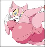 anthro big_breasts big_butt blue_eyes breasts bubble_butt bulge butt camel_toe clothing curvy_figure dress female fur panty_lines pink_body pink_fur red_clothing red_dress simple_background solo visible_underwear voluptuous white_background yellow_sclera nerobero0 super_planet_dolan shima_luan domestic_cat felid feline felis mammal 2023 digital_drawing_(artwork) digital_media_(artwork) sketch