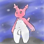 anthro anthrofied balls flaccid foreskin genitals looking_at_viewer male navel nude overweight overweight_anthro overweight_male penis smile solo standing thick_thighs young eternallytardy nintendo pokemon anthozoan cnidarian corsola generation_2_pokemon marine pokemon_(species) 1:1