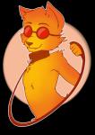 cat collar eyewear fangs feline fire goggles leash mammal
Rating: Questionable
Score: 4
User: Podoboo
Date: April 14, 2014