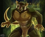 abs alley anthro barazoku biceps big_muscles bottomwear buckteeth building bulge city claws clothed clothing detailed_background eyebrows facial_hair fighting_pose front_view fur loincloth looking_at_viewer male mature_anthro mature_male muscular muscular_anthro muscular_male navel night notched_ear open_mouth open_smile outside pecs pose scar shorts sideburns smile solo standing teeth topless topless_anthro topless_male torn_bottomwear torn_clothing tuft coffeebeagle ktdz teenage_mutant_ninja_turtles master_splinter mammal murid murine rat rodent 2023 absurd_res hi_res signature