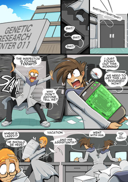 brown_hair dialogue duo hair inside male not_furry orange_hair speech_bubble text vale-city human mammal 2025 absurd_res comic english_text hi_res