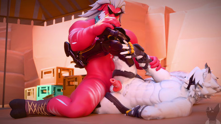 anal anal_orgasm anal_penetration animal_genitalia animal_penis anthro anthro_on_anthro anthro_penetrated anthro_penetrating anthro_penetrating_anthro arm_grab balls beard big_butt black_body black_clothing black_eye_patch black_eyewear black_fur black_gloves black_handwear black_nose black_sunglasses bodily_fluids butt canine_genitalia canine_penis clothing cum cum_drip cum_from_ass cum_in_ass cum_inside cum_on_ground cum_on_leg cum_on_penis cumshot dipstick_ears dripping duo ear_markings ejaculation erection eye_patch eyewear facial_hair fingerless_gloves fluffy_balls fur genital_fluids genitals gloves hair hands-free handwear interspecies kneeling kneeling_sex knot leg_glider_position lying male male/male male_penetrated male_penetrating male_penetrating_male multicolored_ears multiple_angles muscular muscular_anthro muscular_bottom muscular_sub on_side orgasm outside penetration penile penile_penetration penis penis_in_ass raised_leg red_body red_penis red_skin sex sound_effects submissive sunglasses thick_penis thick_thighs thrusting tusks vein veiny_penis white_balls white_body white_fur white_hair twitchyanimation augghles_(modeler) mihoyo zenless_zone_zero big_daddy_(zenless_zone_zero) von_lycaon canid canine canis mammal suid suine sus_(pig) thiren wild_boar wolf 16:9 2026 3d_(artwork) 3d_animation animated digital_media_(artwork) hi_res huge_filesize long_playtime sound voice_acted webm widescreen