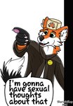 black_body black_fur clothing fur hat headgear headwear male military orange_body orange_fur russian solo text uniform white_body white_fur sharicgshep team_fortress_2 valve canid canine fox mammal english_text hi_res meme reaction_image