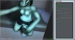 3_fingers anthro arvion bedroom bodily_fluids breasts cam_show chat_box clothed clothing cum cum_in_clothing cum_in_panties cum_in_underwear cum_stains dildo dildo_in_pussy dildo_insertion dildo_sitting dripping female fingers fur genital_fluids glowing green_body green_fur hi_res inside live livestream nipples online panties partially_clothed penetration petresko sex_toy sex_toy_in_pussy sex_toy_insertion solo topless underwear vaginal vaginal_penetration