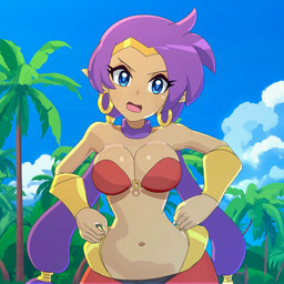 anus areola balls bent_over big_breasts big_butt big_penis blue_eyes blush blush_lines bodily_fluids bottomwear bouncing_breasts bouncing_butt bracelet braided_hair breast_play breasts butt butt_grab choker clothing cum cum_from_mouth cum_from_vagina cum_in_mouth cum_in_vagina cum_inside cum_on_breasts cum_on_face cumshot dark_body dark_skin dialogue disappearing_clothing ear_piercing ear_ring ejaculation eyelashes eyeshadow fellatio female female_on_human female_penetrated fingering fingers genital_fluids genitals grey_body grey_skin group hair hand_on_butt human_on_humanoid human_penetrating human_penetrating_female human_penetrating_humanoid humanoid_penetrated humanoid_pointy_ears interspecies jewelry kerchief leaking_cum makeup male male/female male_penetrating male_penetrating_female navel necklace nipples not_furry oral oral_penetration orgasm penetration penile penile_penetration penis penis_in_mouth penis_in_vagina piercing pigtails pink_areola pink_nipples pointy_ears purple_areola purple_bottomwear purple_clothing purple_eyeshadow purple_hair purple_nipples purple_topwear red_bottomwear red_clothing red_eyes red_topwear ring_piercing saliva sex tan_body tan_skin teeth thick_thighs titfuck tongue topwear trio twin_braids twintails_(hairstyle) vaginal vaginal_fingering vaginal_fluids vaginal_penetration vulva wide_hips amplected jasminexlynn_(va) miko_desh_(va) shantae_(series) wayforward risky_boots shantae genie human humanoid mammal 1:1 2026 3d_(artwork) 3d_animation animated digital_media_(artwork) hi_res huge_filesize long_playtime sound video voice_acted