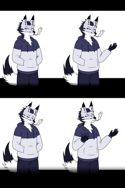 canid canine cigarette clothed clothing dipstick_ears dipstick_tail fox fur looking_at_viewer male mammal mr.kitsune(naitokitsune) multicolored_tail naitokitsune smoke smoking sweater topwear white_fur
Rating: Safe
Score: 0
User: NaitoKitsune
Date: April 25, 2019 canid canine cigarette clothed clothing dipstick_ears dipstick_tail fox fur looking_at_viewer male mammal mr.kitsune(naitokitsune) multicolored_tail naitokitsune smoke smoking sweater topwear white_fur
Rating: Safe
Score: 0
User: NaitoKitsune
Date: April 25, 2019