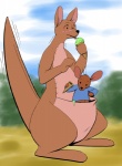 anthro blush dessert duo female feral food ice_cream in_pouch licking male mitten_hands motion_lines plushie pouch_(anatomy) shaking shivering startled tail tongue tongue_out whoops wide_hips young young_anthro young_male queblock disney winnie_the_pooh_(franchise) kanga roo_(winnie_the_pooh) animate_inanimate kangaroo living_plushie macropod mammal marsupial mother_(lore) mother_and_child_(lore) mother_and_son_(lore) parent_(lore) parent_and_child_(lore) parent_and_son_(lore) son_(lore)