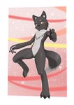 3_toes 4_fingers anthro arm_tuft biped cheek_tuft chest_tuft claws dipstick_tail elbow_tuft facial_tuft featureless_crotch feet finger_claws fingerpads fingers fur grey_tail holding_object holding_tablet_pen inner_ear_fluff male markings multicolored_body multicolored_fur multicolored_tail pawpads simple_background solo tablet_pen tail tail_markings toe_claws toes tuft white_body white_fur white_tail_tip yellow_eyes yuuyatails canid canine canis mammal wolf absurd_res digital_media_(artwork) hi_res