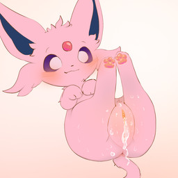blush blush_lines bodily_fluids body_blush cum cum_in_vagina cum_inside female feral genital_fluids genitals humanoid_genitalia humanoid_genitalia_on_feral humanoid_vulva humanoid_vulva_on_feral leaking_cum pawpads paws simple_background solo vulva vulva_blush snoiifoxxo nintendo pokemon eeveelution espeon generation_2_pokemon pokemon_(species) 1:1