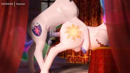 animal_genitalia animal_penis animal_vulva anus balls bodily_fluids bouncing_teats butt butt_jiggle cutie_mark duo ejaculation equine_anus equine_genitalia equine_penis equine_vulva female female_orgasm female_penetrated feral feral_on_feral feral_penetrating genital_fluids genitals infidelity jiggling male male/female male_penetrating male_penetrating_female mature_female moan moaning_name penetration penile penile_penetration penis penis_in_vagina puffy_anus raised_tail sex side_view tail tail_anus teats vaginal vaginal_fluids vaginal_penetration vaginal_squirting vulva wings clopician friendship_is_magic hasbro my_little_pony mythology princess_celestia_(mlp) shining_armor_(mlp) equid equine mammal mythological_creature mythological_equine pegasus 16:9 2025 3d_(artwork) 3d_animation animated digital_media_(artwork) huge_filesize long_playtime sound webm widescreen