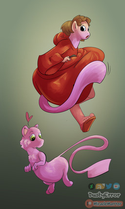 fetus shrinking size_transformation tail transformation dustyerror nintendo pokemon domestic_cat felid feline felis generation_1_pokemon legendary_pokemon mammal mew_(pokemon) pokemon_(species) absurd_res hi_res