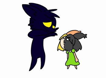 anthro black_eyes black_hair blonde_hair blue_body blue_fur closed_frown clothing dot_eyes dress duo eye_contact falling_over featureless_legs featureless_limbs female fist frown frowning_at_another fur furrowed_eyebrows green_clothing green_dress gut_punch hair heterochromia larger_anthro larger_male looking_at_another male medium_hair mouth_closed multicolored_hair noseless open_mouth punch raised_arms simple_eyes size_difference smaller_anthro smaller_female standing surprised tan_body tan_fur teeth two_tone_hair white_eyes yellow_sclera young young_anthro young_female cookieboy011 drawn_to_life heather_(drawn_to_life) wilfre canid canine hybrid mammal raposa shadow_creature 2018 animated digital_media_(artwork) english_description flat_colors no_sound short_playtime video