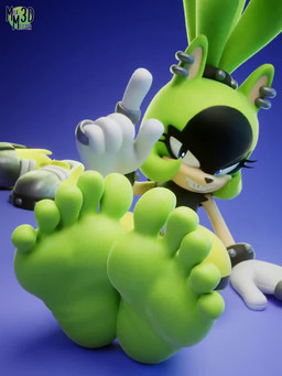 5_toes anthro barefoot clothed clothing feet female foot_focus gloves handwear smile soles solo toes white_clothing white_gloves white_handwear milkmeister3d idw_publishing sega sonic_the_hedgehog_(comics) sonic_the_hedgehog_(idw) sonic_the_hedgehog_(series) surge_the_tenrec afrosoricid mammal tenrec 3d_(artwork) 3d_animation animated digital_media_(artwork) short_playtime webm