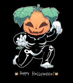 5_fingers anthro black_background breasts clothed clothed_anthro clothed_female clothing costume curled_tail female female_anthro fingers for_a_head halloween_costume holidays jack-o'-lantern kneeling leaf navel_outline on_one_knee open_mouth open_smile pumpkin_head simple_background skeleton_costume smile solo tail text white_text lilmoonie halloween oinky_(lilmoonie) domestic_pig mammal object_head suid suine sus_(pig) 2025 absurd_res digital_drawing_(artwork) digital_media_(artwork) english_text full-length_portrait hi_res portrait