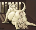 2012 anus balls bars bent_over birth butt canine captive eyes_closed fur jackal male male_birth male_pregnancy newborn pain presenting presenting_hindquarters raised_tail slug_(artist) spread_legs spreading teeth wawik white_fur
Rating: Explicit
Score: -1
User: Wawik
Date: May 04, 2013